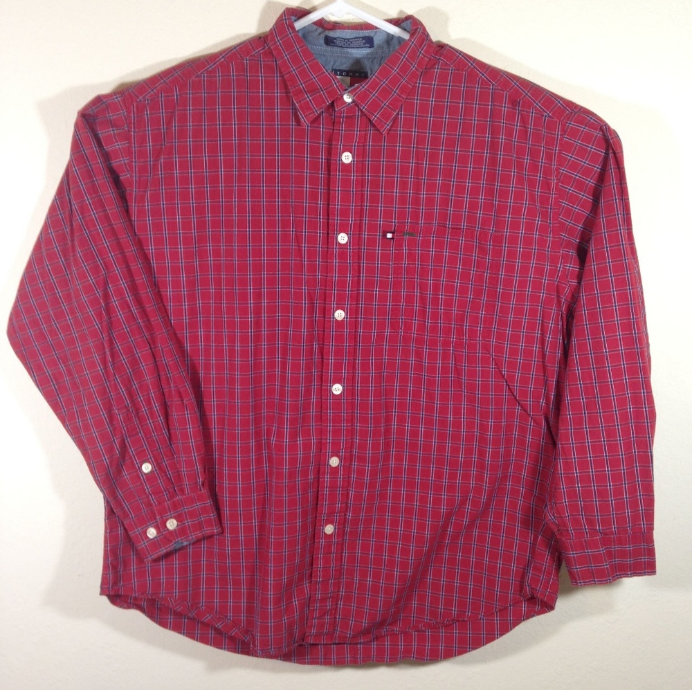 Vintage 90s Tommy Hilfiger Jeans Long Sleeve Shirt